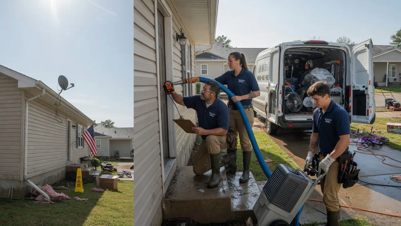 Ceiling Water Damage Restoration in Chrisney, IN near me